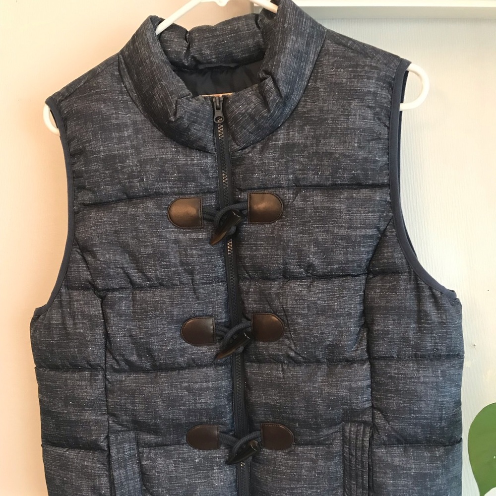 Ruff Hewn navy puffer vest